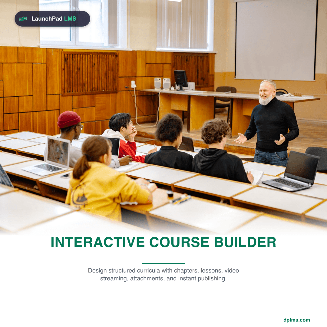 Interactive Course Builder in DP LMS | Modern Education OS